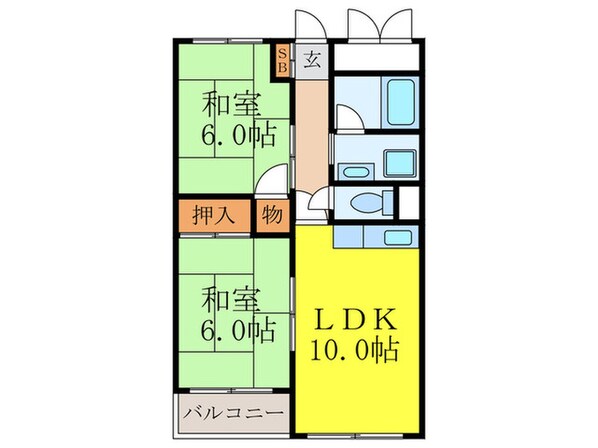 丸重グランドハイツの物件間取画像